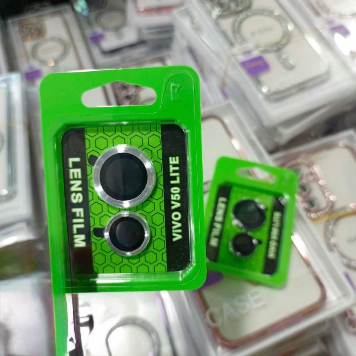 For vivo v50 Lite Camera Protector WSKEN Metal Ring Tempered Glass Camera Lens Protector Camera Lens Protectors Price in Bangladesh - Mobile.com.bd