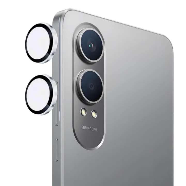 For OnePlus Nord CE4 Lite Camera Protector WSKEN Metal Ring Tempered Glass Camera Lens Protector - Price in Bangladesh
