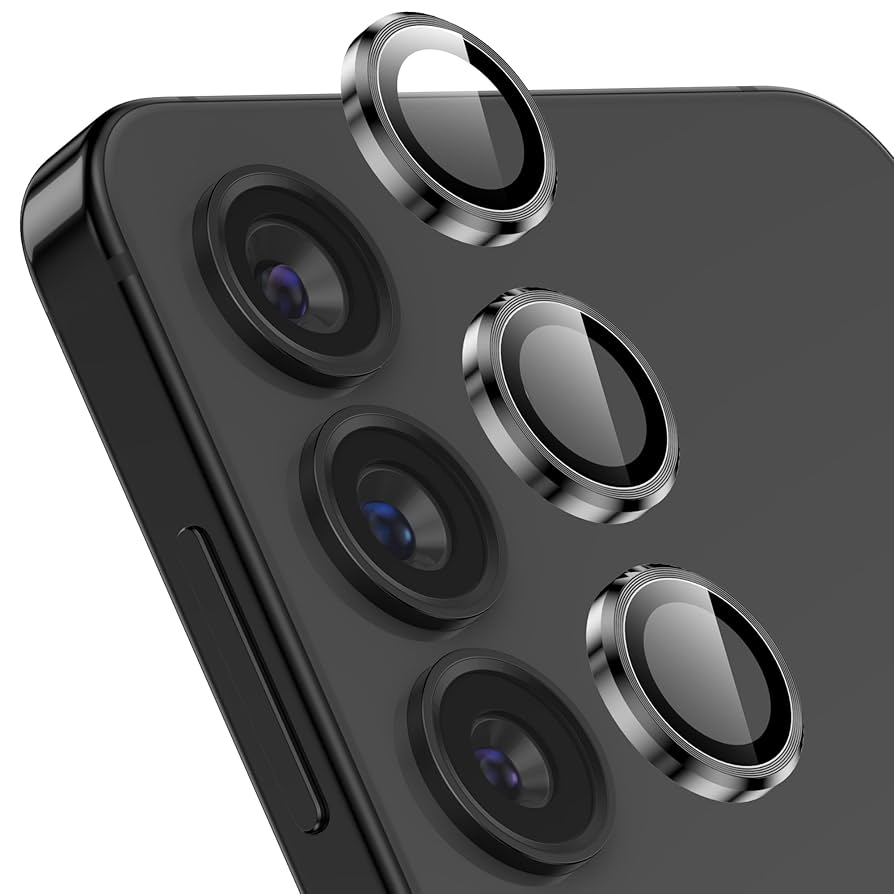 For Samsung Galaxy A54 Camera Protector WSKEN Metal Ring Tempered Glass Camera Lens Protector - Price in Bangladesh