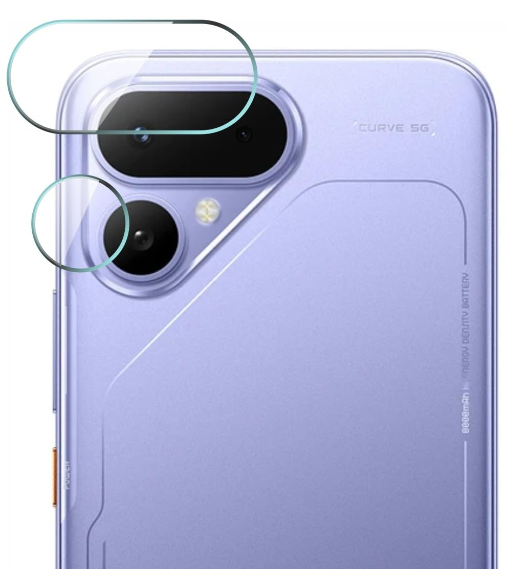 Camera Protector For Tecno Pova Curve 2 WSKEN Metal 3D Tempered Glass Camera Lens Protector - Price in Bangladesh