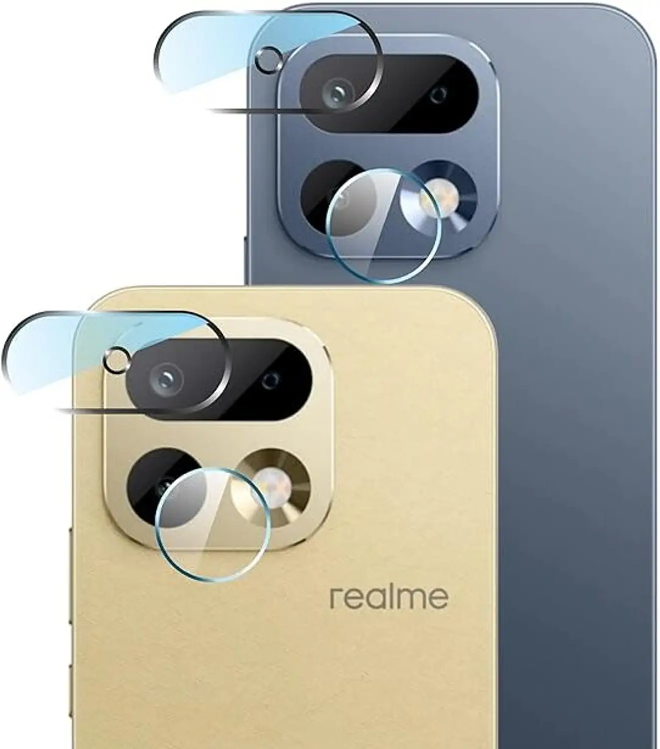 Camera Protector For Realme 16 Pro Plus WSKEN Metal 3D Tempered Glass Camera Lens Protector Camera Lens Protectors Price in Bangladesh - Mobile.com.bd