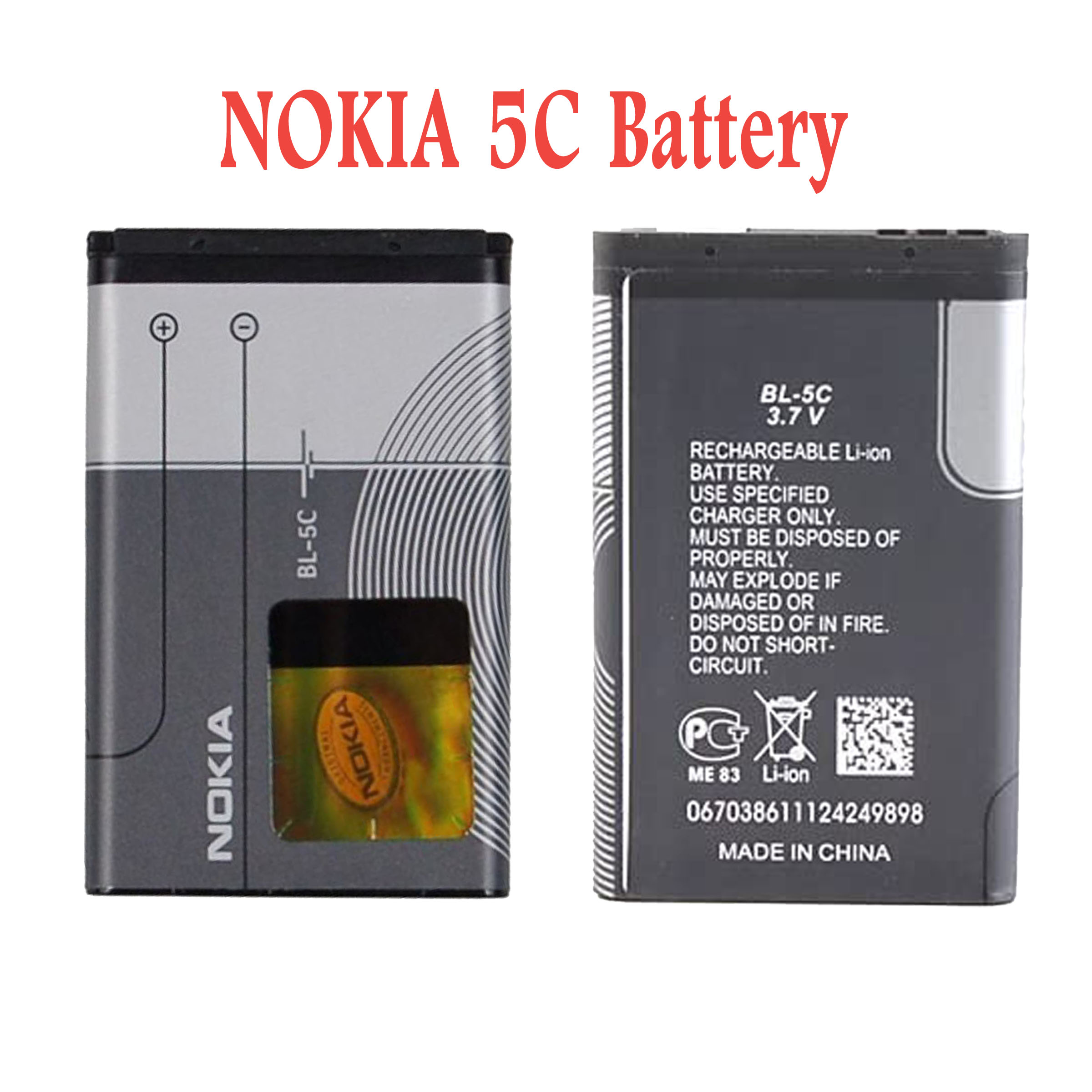 Nokia BL-5C / BL 5C Mobile Battery For Nokia N91 1020 mAh - Price in Bangladesh
