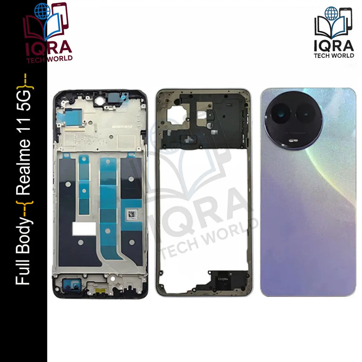 Realme 11 5G Full Body Housing / Middle Frame Chassis with Back Panel Replacement Parts Price in Bangladesh - Mobile.com.bd