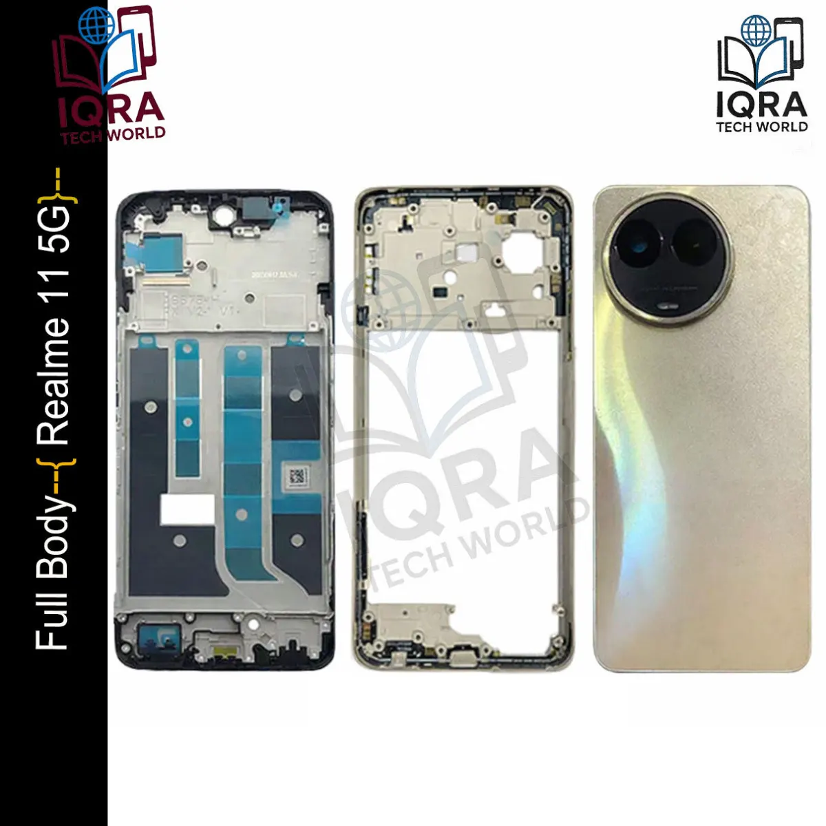 Realme 11 5G Full Body Housing / Middle Frame Chassis with Back Panel Replacement Parts Price in Bangladesh - Mobile.com.bd