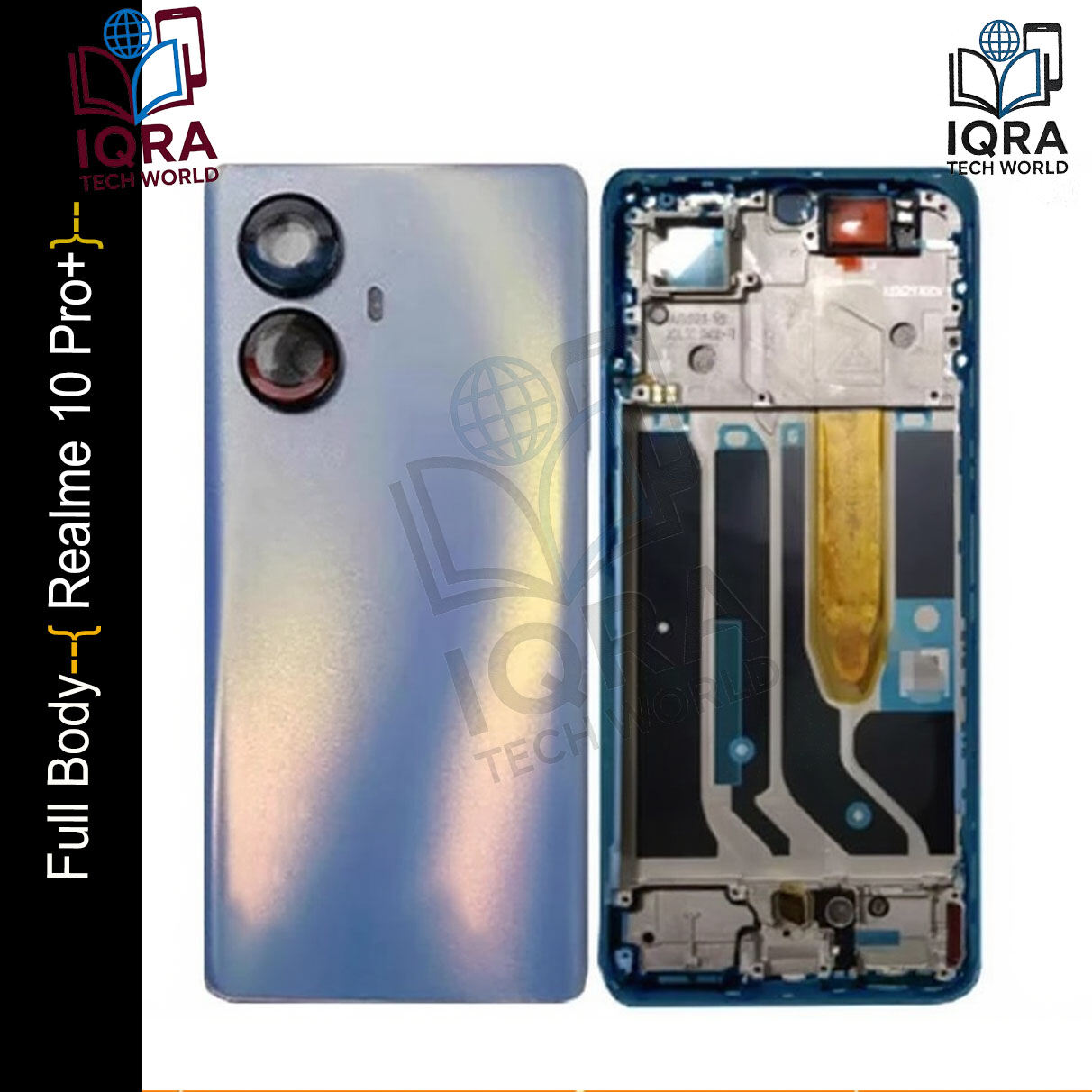 Realme 10 Pro+ Full Body Housing / Middle Frame Chassis with Back Panel Replacement Parts Price in Bangladesh - Mobile.com.bd