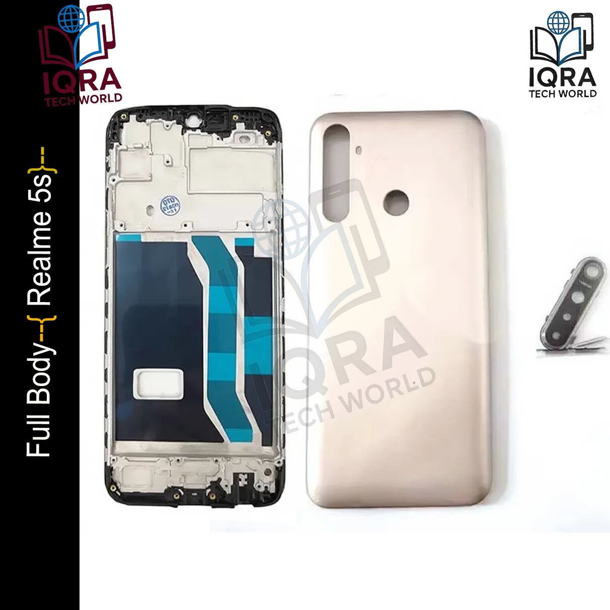 Realme 5s Full Body Housing / Middle Frame Chassis with Back Panel - Price in Bangladesh