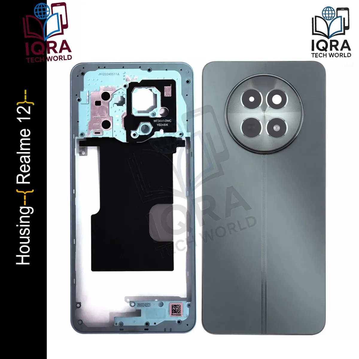 Realme 12 (Backshell) Back Panel with Side Frame Housing(Blue) Back Panels & Housings Price in Bangladesh - Mobile.com.bd