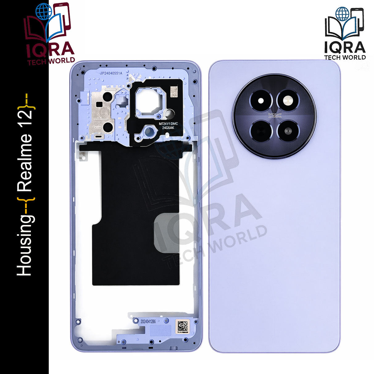 Realme 12 (Backshell) Back Panel with Side Frame Housing Replacement Parts Price in Bangladesh - Mobile.com.bd