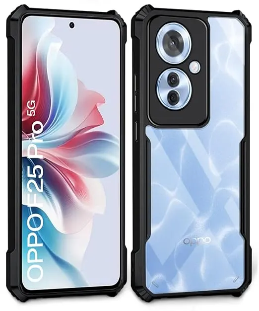 Oppo F25 Pro ALL Type of cover ( Silicone cover / Xundd cover / Pani cover / Transparent cover ) cover blue Silicone - Price in Bangladesh