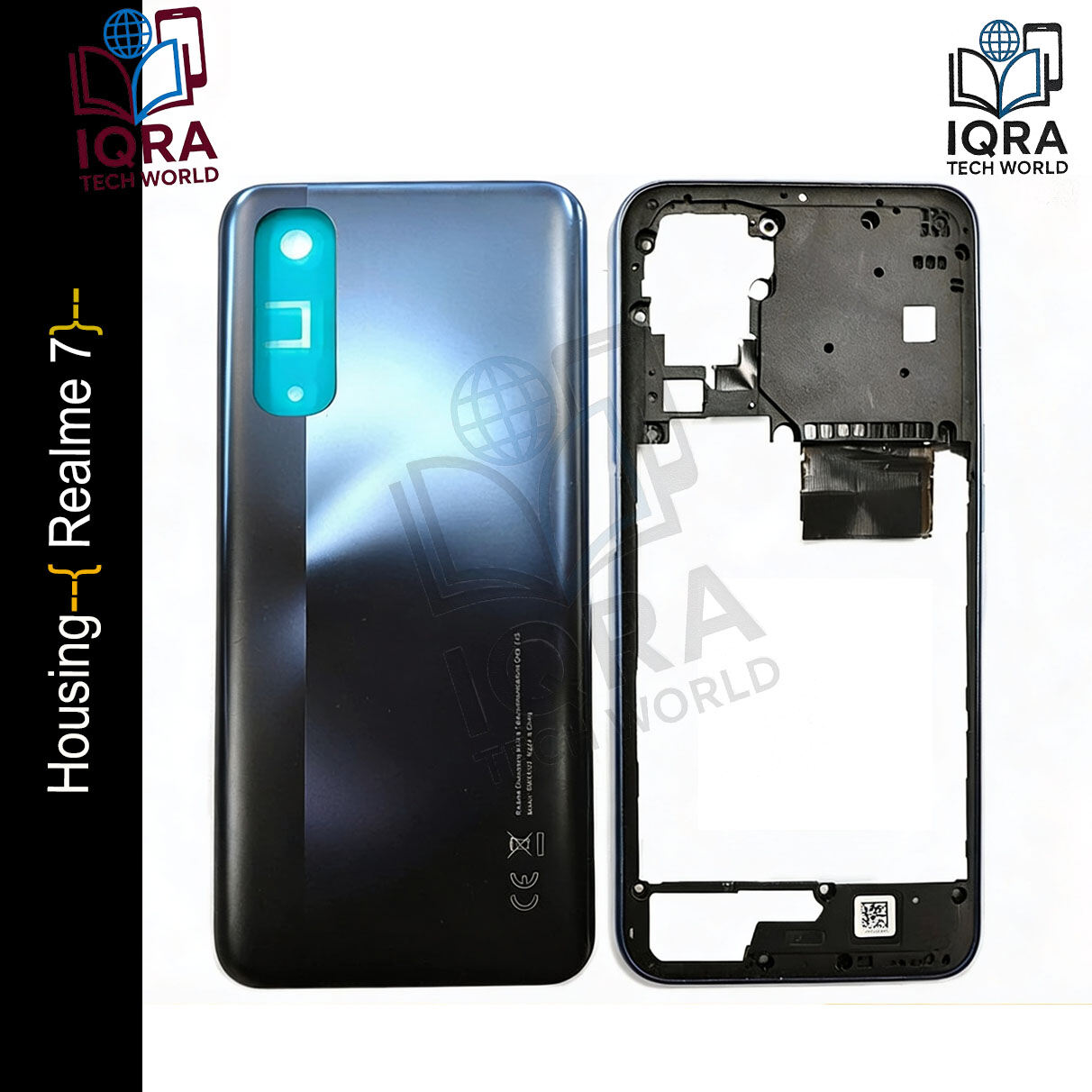Realme 7(Backshell) Back Panel with Side Frame Housing(Blue) Replacement Parts Price in Bangladesh - Mobile.com.bd