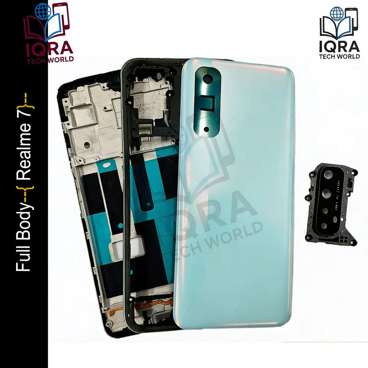 Realme 7Full Body Housing / Middle Frame Chassis with Back Panel(White) Replacement Parts Price in Bangladesh - Mobile.com.bd