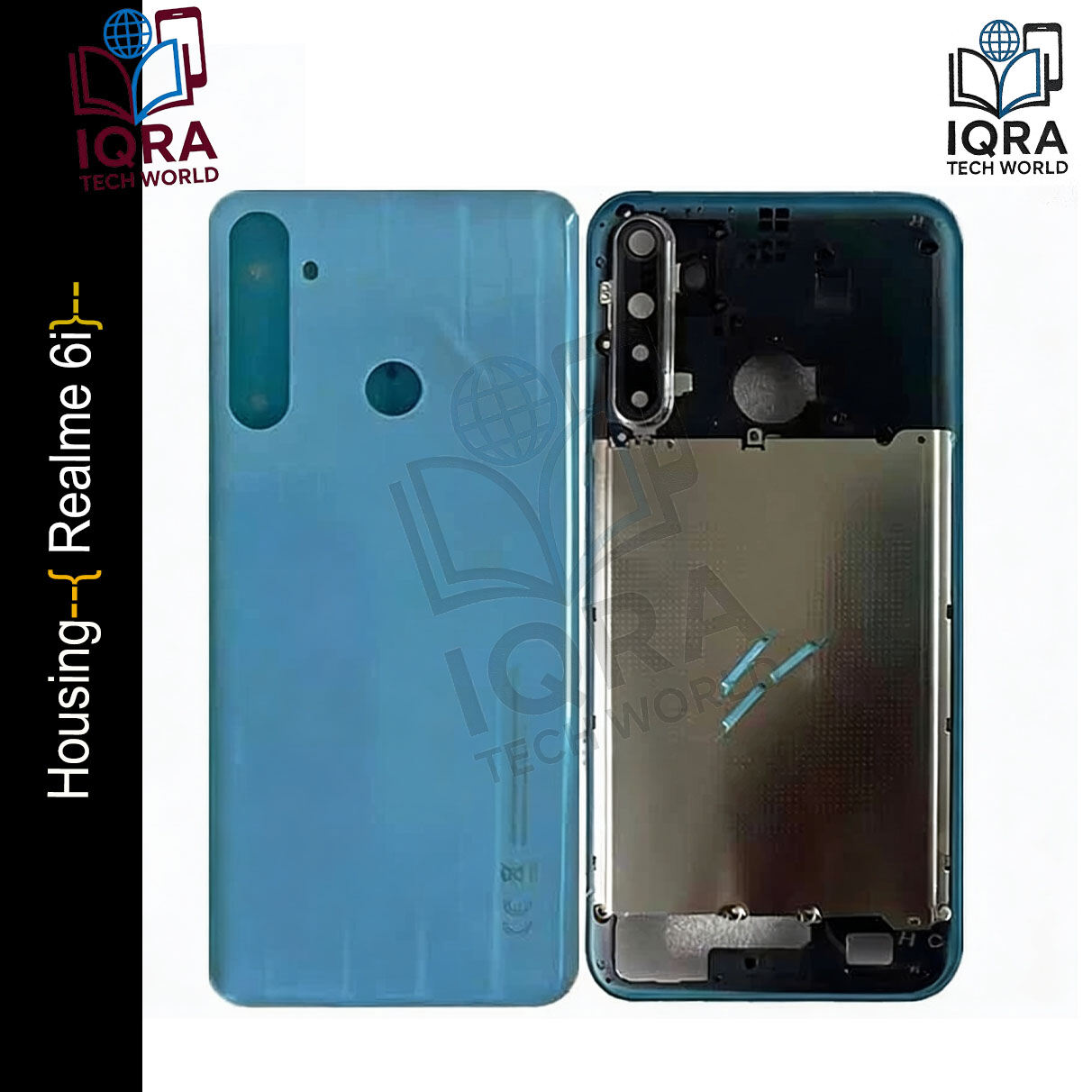 Realme 6i (Backshell) Back Panel with Side Frame Housing Replacement Parts Price in Bangladesh - Mobile.com.bd
