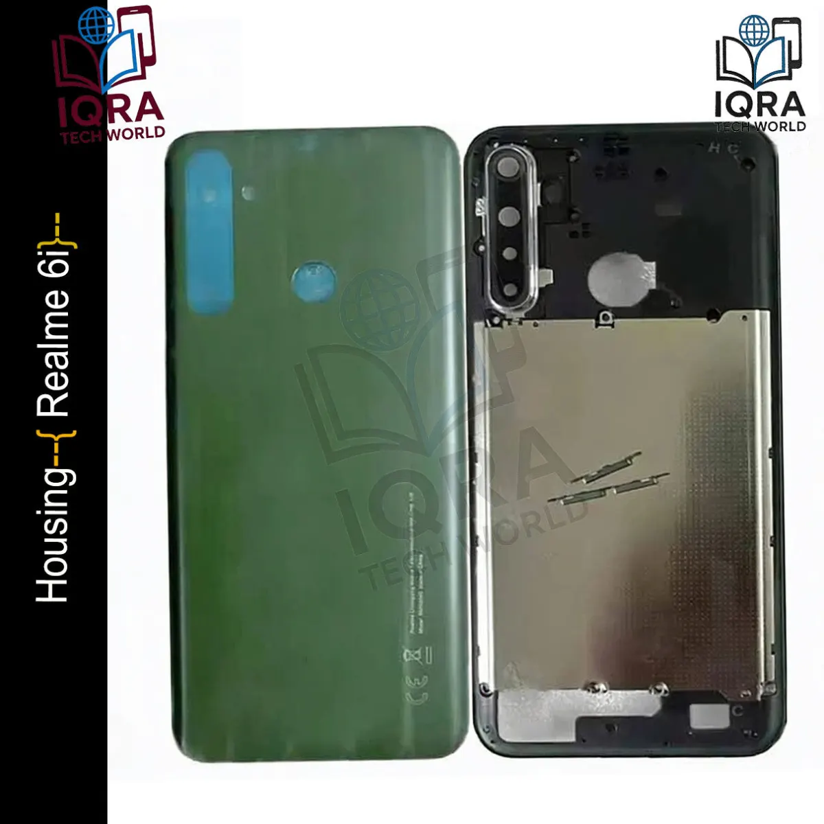 Realme 6i (Backshell) Back Panel with Side Frame Housing(Green) Back Panels & Housings Price in Bangladesh - Mobile.com.bd
