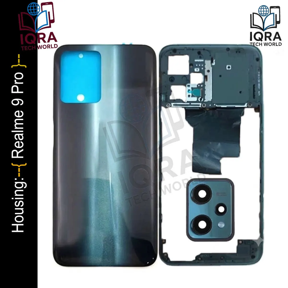 Realme 9 Pro (Backshell) Back Panel with Side Frame Housing(Green) Back Panels & Housings Price in Bangladesh - Mobile.com.bd