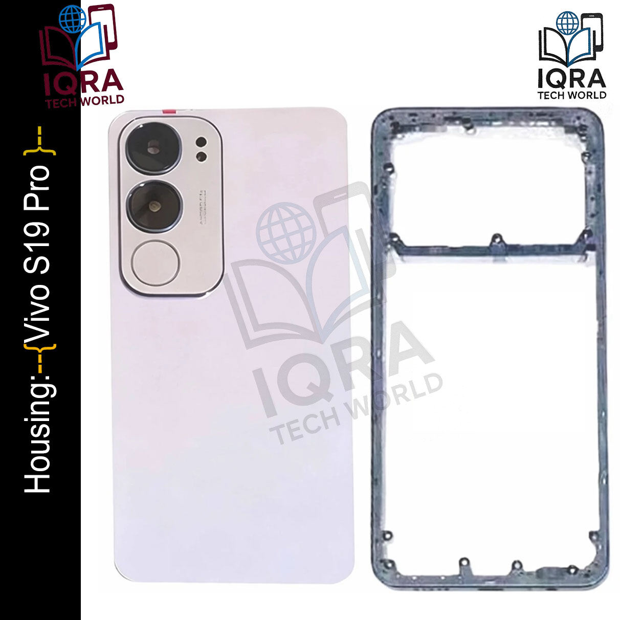 Vivo S19 Pro (Backshell) Back Panel with Side Frame Housing(Silver) Replacement Parts Price in Bangladesh - Mobile.com.bd