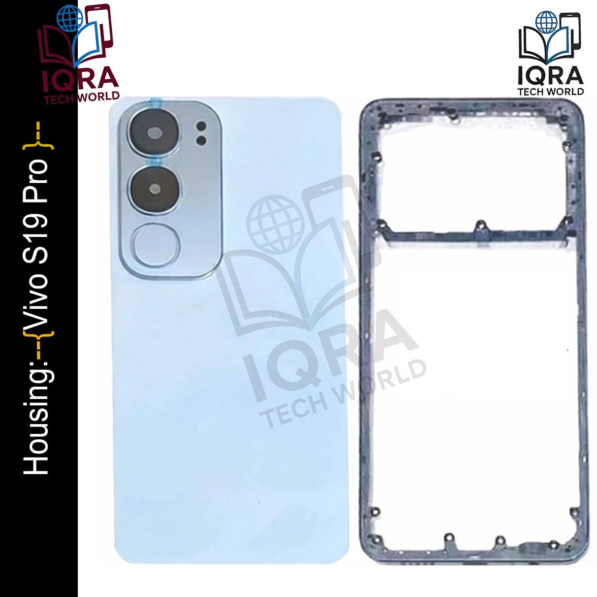 Vivo S19 Pro (Backshell) Back Panel with Side Frame Housing(Blue) Replacement Parts Price in Bangladesh - Mobile.com.bd