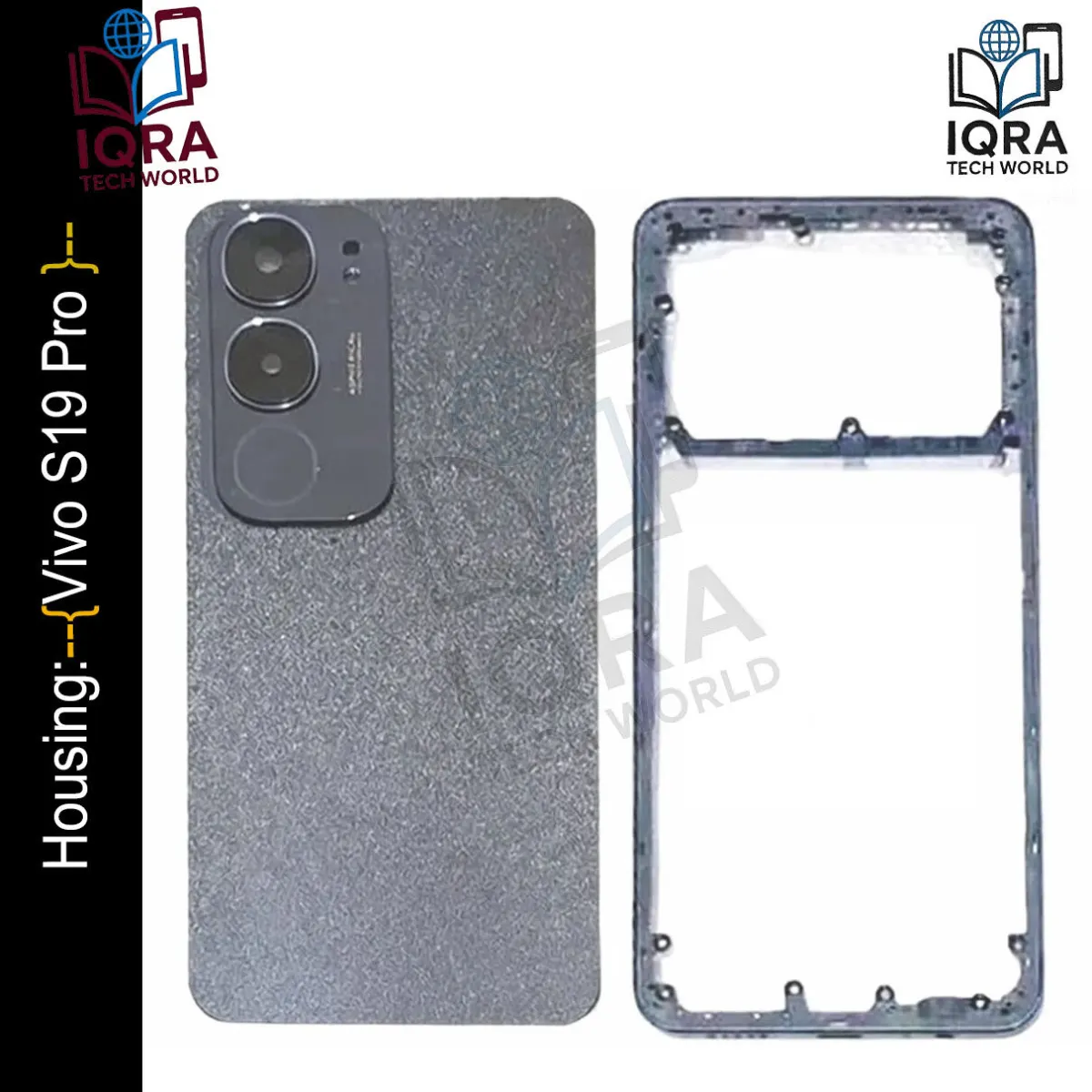 Vivo S19 Pro (Backshell) Back Panel with Side Frame Housing(Black) Back Panels & Housings Price in Bangladesh - Mobile.com.bd