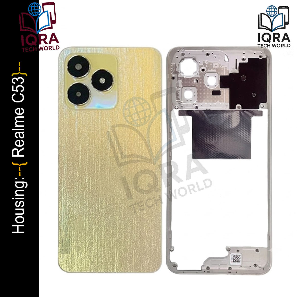 Realme C53 (Backshell) Back Panel with Side Frame Housing Replacement Parts Price in Bangladesh - Mobile.com.bd
