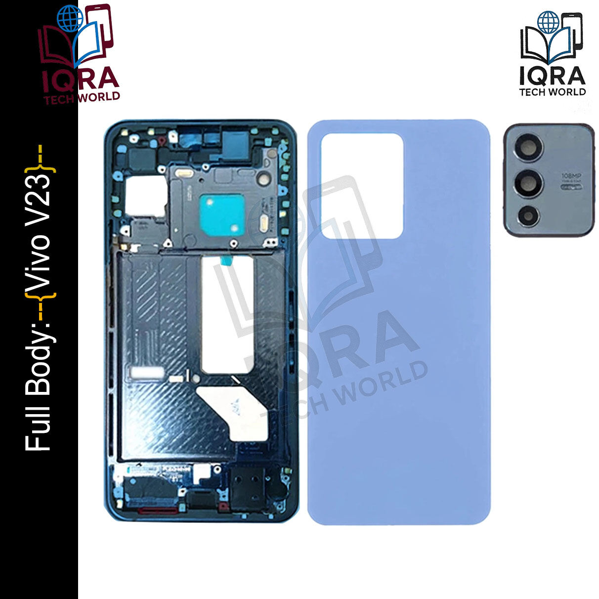 Realme Vivo V23 Full Body Housing / Middle Frame Chassis with Back Panel Replacement Parts Price in Bangladesh - Mobile.com.bd