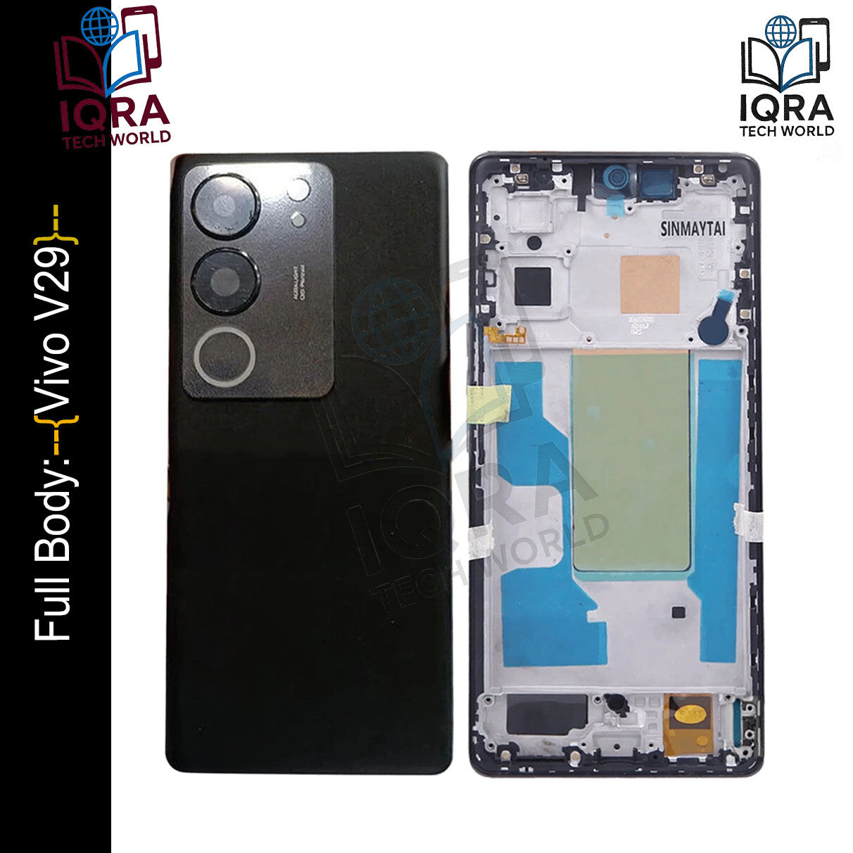 Realme Vivo V29 Full Body Housing / Middle Frame Chassis with Back Panel Replacement Parts Price in Bangladesh - Mobile.com.bd
