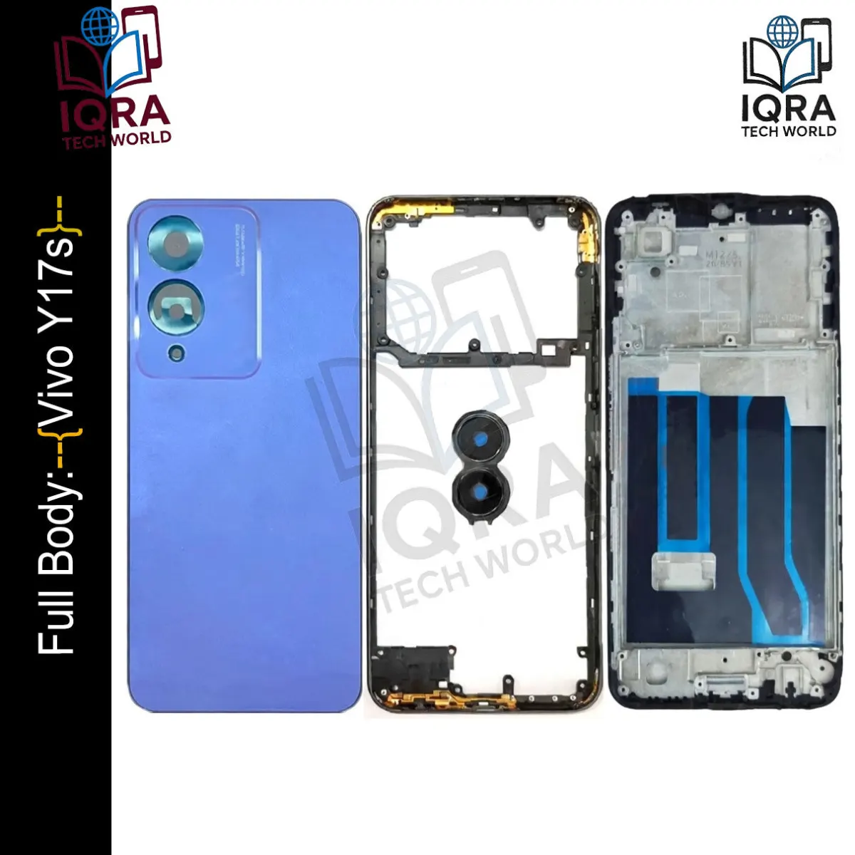 Vivo Y17s Full Body Housing / Middle Frame Chassis with Back Panel(Purple) - Price in Bangladesh