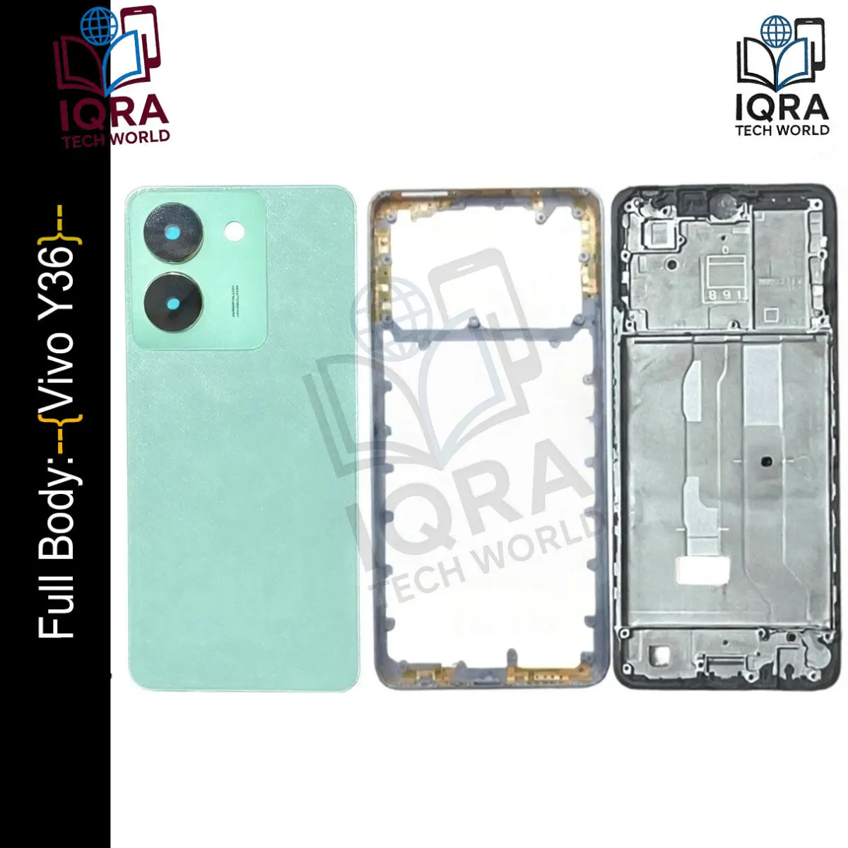 Vivo Y36 Full Body Housing / Middle Frame Chassis with Back Panel(Green) Replacement Parts Price in Bangladesh - Mobile.com.bd