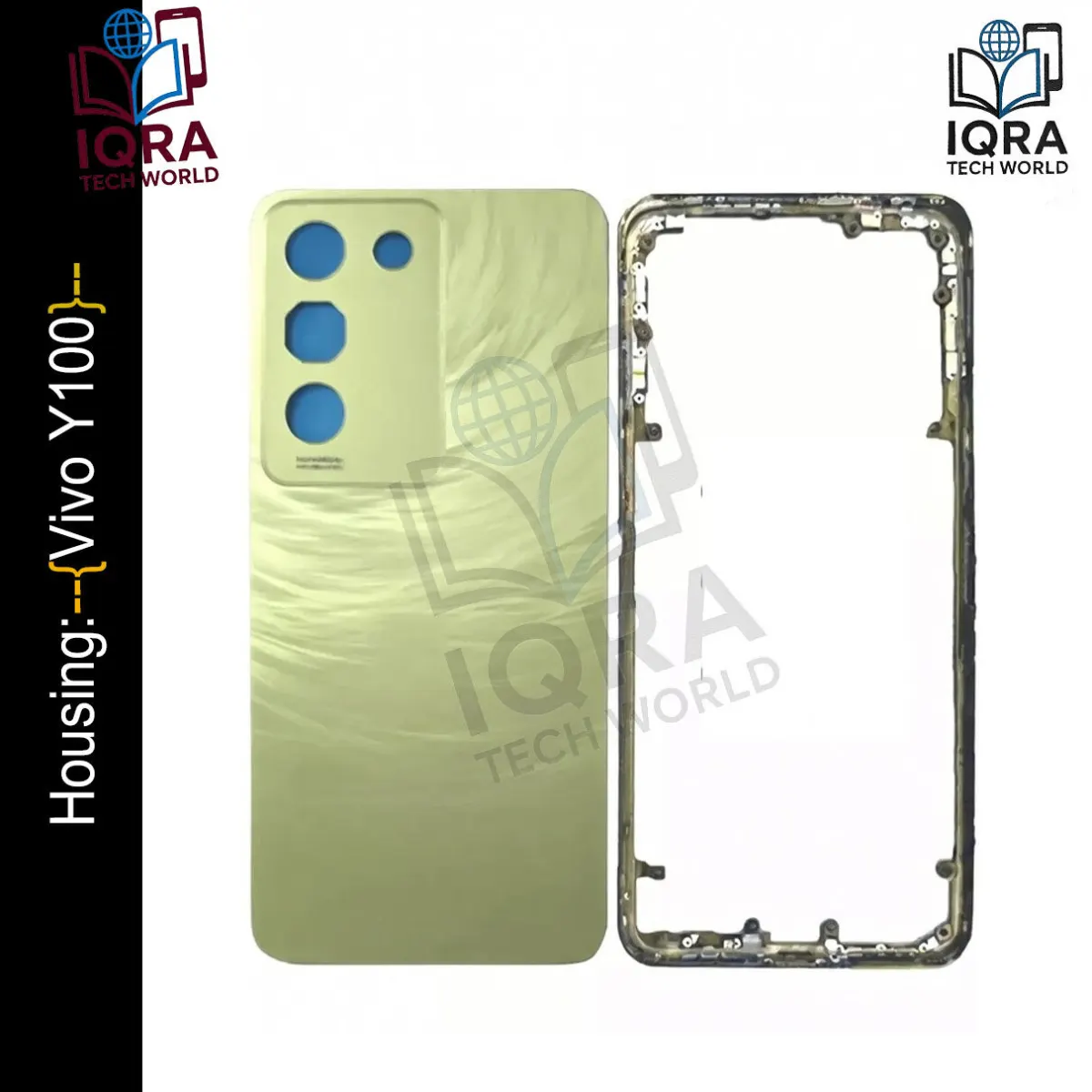 Vivo Y100 (Backshell) Back Panel with Side Frame Housing(Green) Back Panels & Housings Price in Bangladesh - Mobile.com.bd