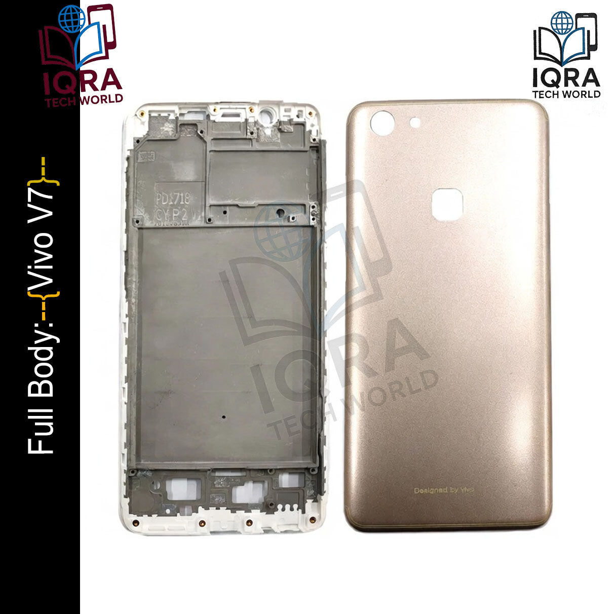 Realme Vivo V7 Full Body Housing / Middle Frame Chassis with Back Panel Replacement Parts Price in Bangladesh - Mobile.com.bd