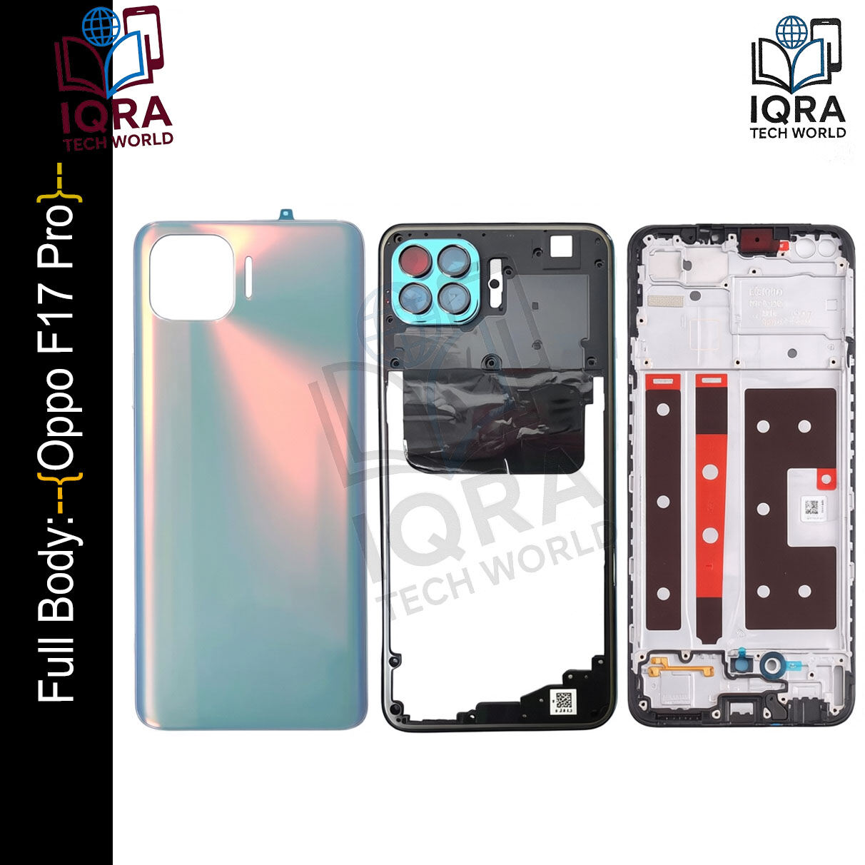 oppo F17 Pro Full Body Housing / Middle Frame Chassis with Back Panel(White) Replacement Parts Price in Bangladesh - Mobile.com.bd