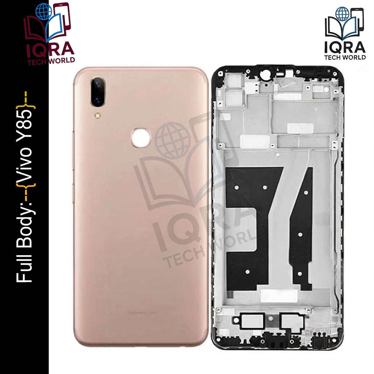 Vivo Y85 Full Body Housing / Middle Frame Chassis with Back Panel(Gold) Replacement Parts Price in Bangladesh - Mobile.com.bd