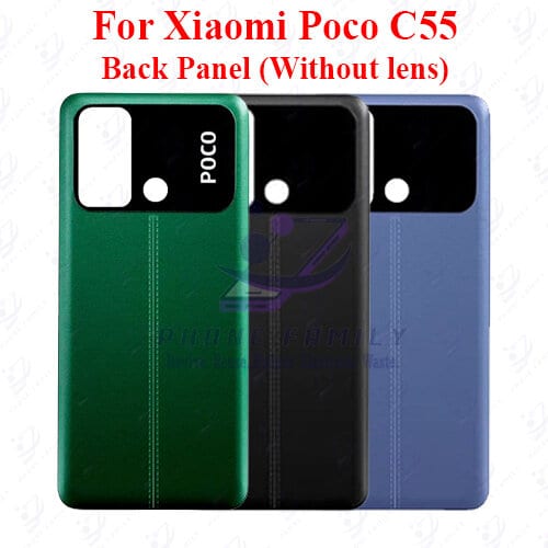 For Xiaomi Poco C55 Back Panel/Backshell/ Casing + Side Button With Logo-All Colors Available Price in Bangladesh - Mobile.com.bd
