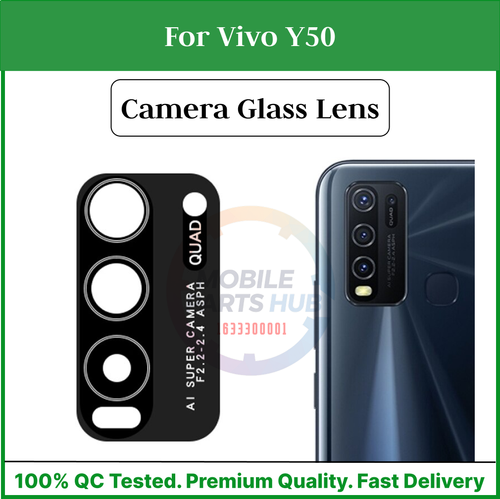 Camera Main Glass Lens for Vivo Y50 Replacement Part (Not Tempered Camera Glass Protector) Mobile Parts & Accessories Price in Bangladesh - Mobile.com.bd