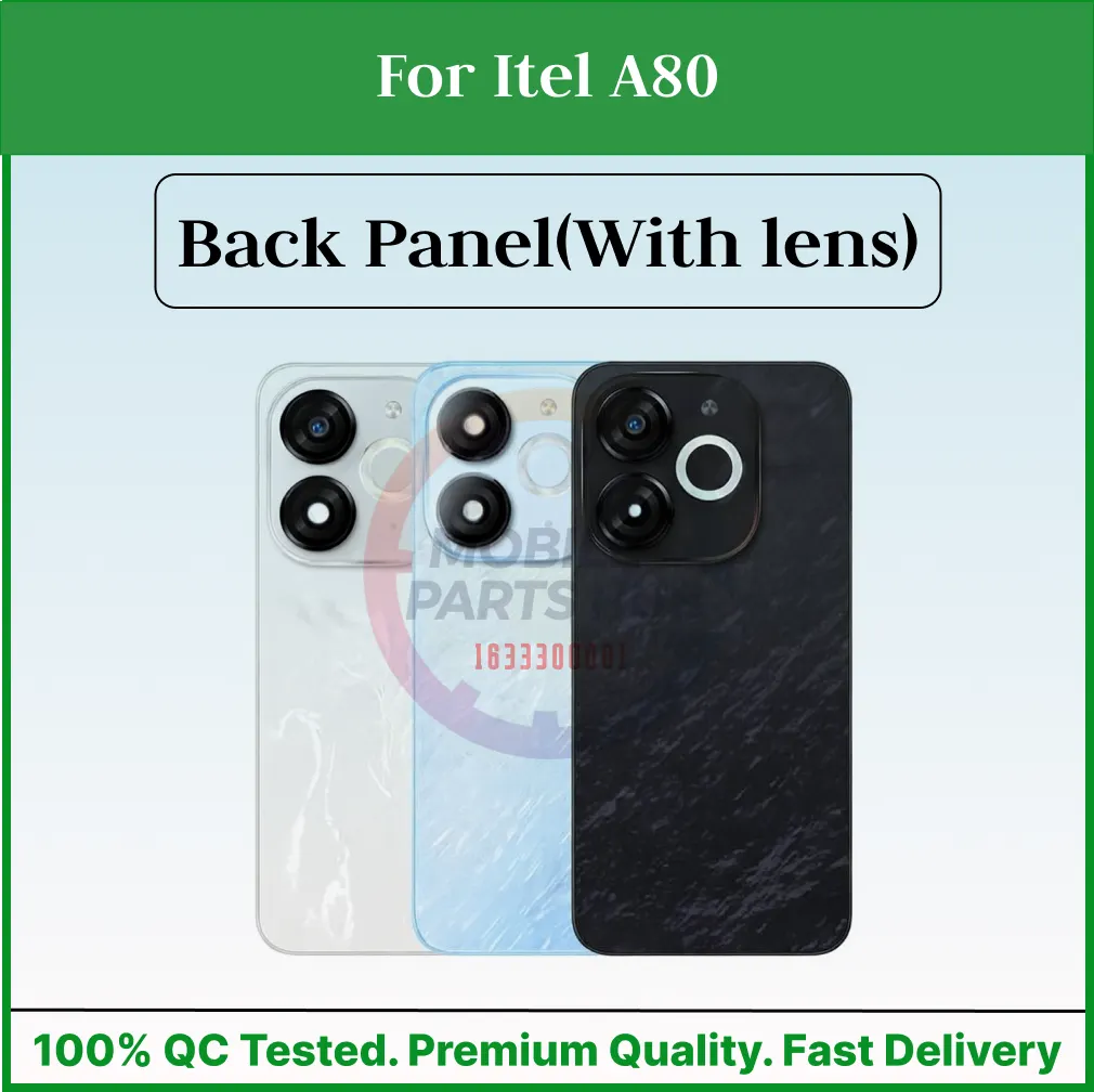 For Itel A80 Back Panel/Backshell/ Casing + Camera Lens With Logo-All Colors Available Back Panels & Housings Price in Bangladesh - Mobile.com.bd
