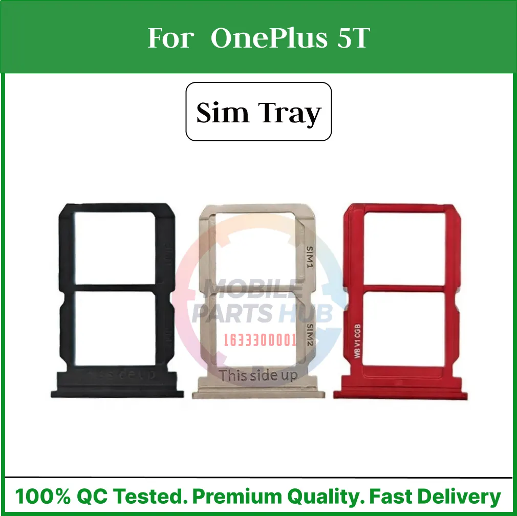OnePlus 5T Sim Tray Micro SD Card Slot with Sim Ejector Pin Replacement Part Sim Trays & Ejector Pins Price in Bangladesh - Mobile.com.bd