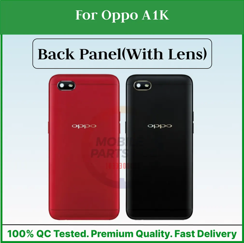 For Oppo A1K Back Panel/Backshell/ Casing + Camera Lens + Side Button With Logo-All Colors Available Back Panels & Housings Price in Bangladesh - Mobile.com.bd