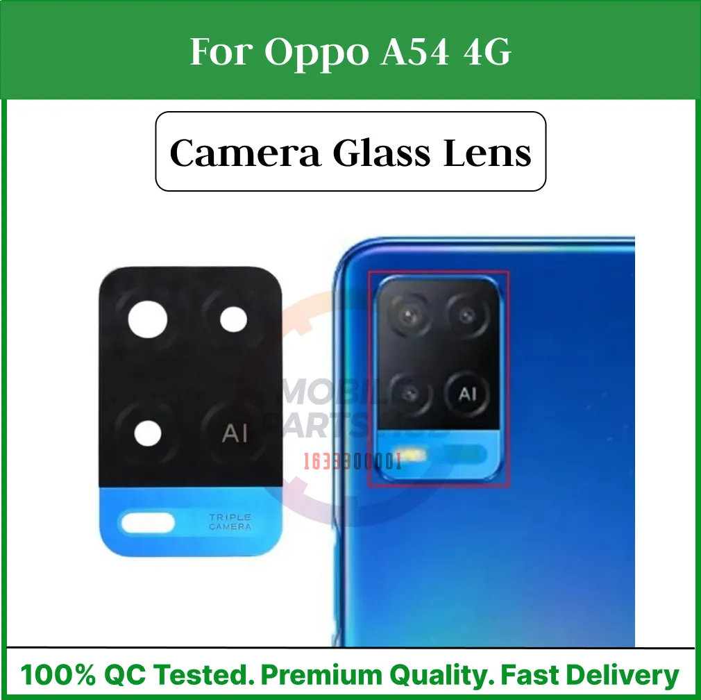 Camera Main Glass Lens for Oppo A54 4G Replacement Part (Not Tempered Camera Glass Protector) Mobile Parts & Accessories Price in Bangladesh - Mobile.com.bd