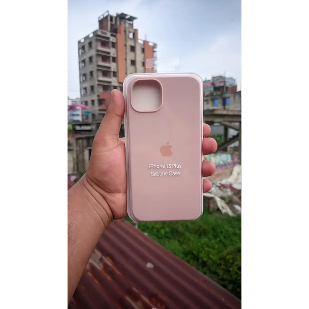 Premium Liquid Silicon Phone Case For Apple Iphone 15 Plus Luxury Liquid Silicone Protection Back Cover Soft Case 2023