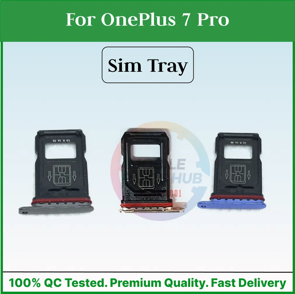 OnePlus 7Pro Sim Tray Micro SD Card Slot with Sim Ejector Pin Replacement Part Sim Trays & Ejector Pins Price in Bangladesh - Mobile.com.bd