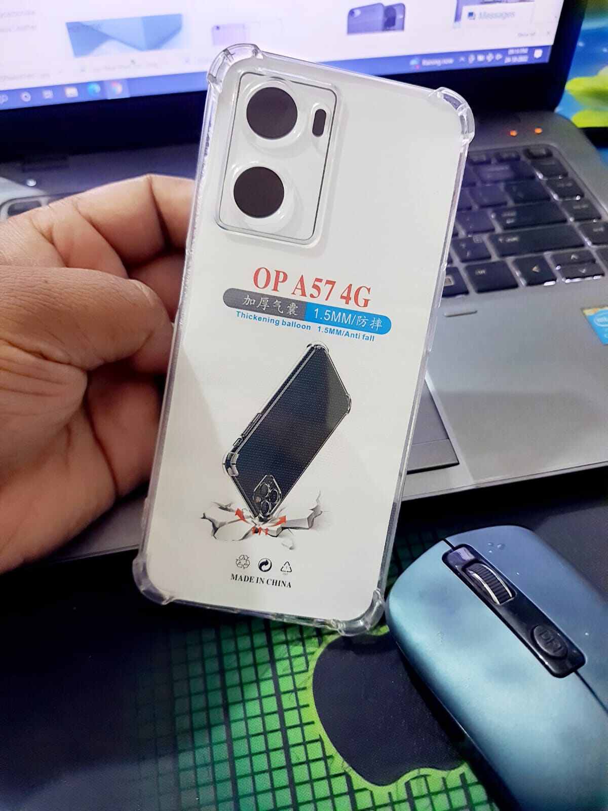 For Oppo A57 4G/5G Transparent Back cover