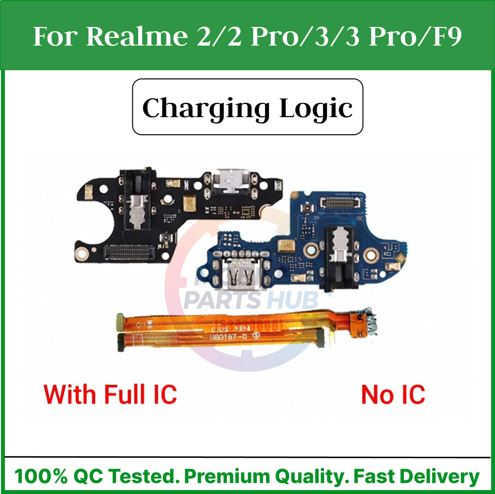 Charging Logic Board For Realme 2 2 Pro 3 3 Pro F9 Charging Port USB Plug PCB Dock Connector Spare parts Mobile Parts & Accessories Price in Bangladesh - Mobile.com.bd