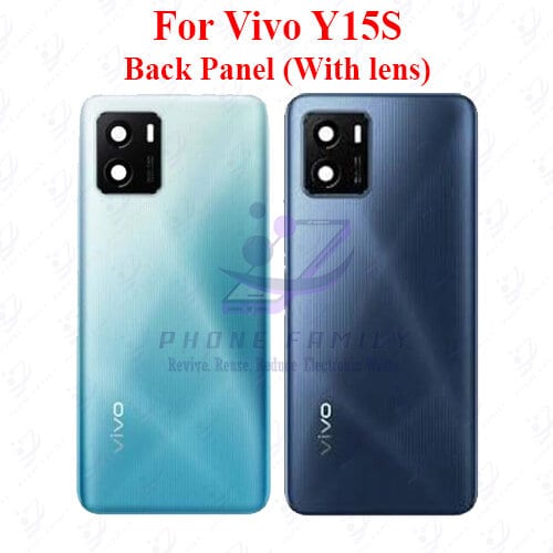 For Vivo Y15S Back Panel/Backshell/ Casing + Camera Lens With Logo-All Colors Available Price in Bangladesh - Mobile.com.bd