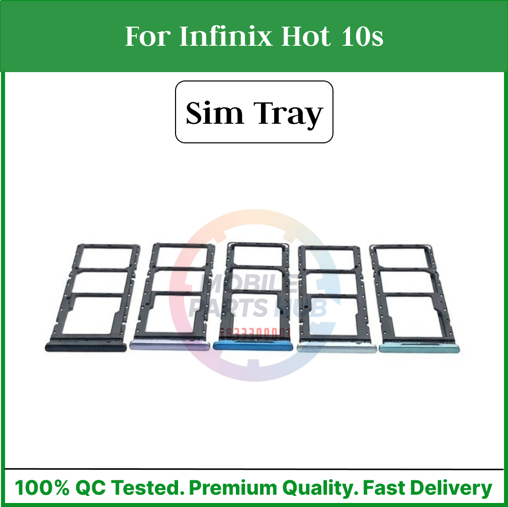 For Infinix Hot 10s Sim Tray Micro SD Card Slot with Sim Ejector Pin Replacement Parts Mobile Parts & Accessories Price in Bangladesh - Mobile.com.bd