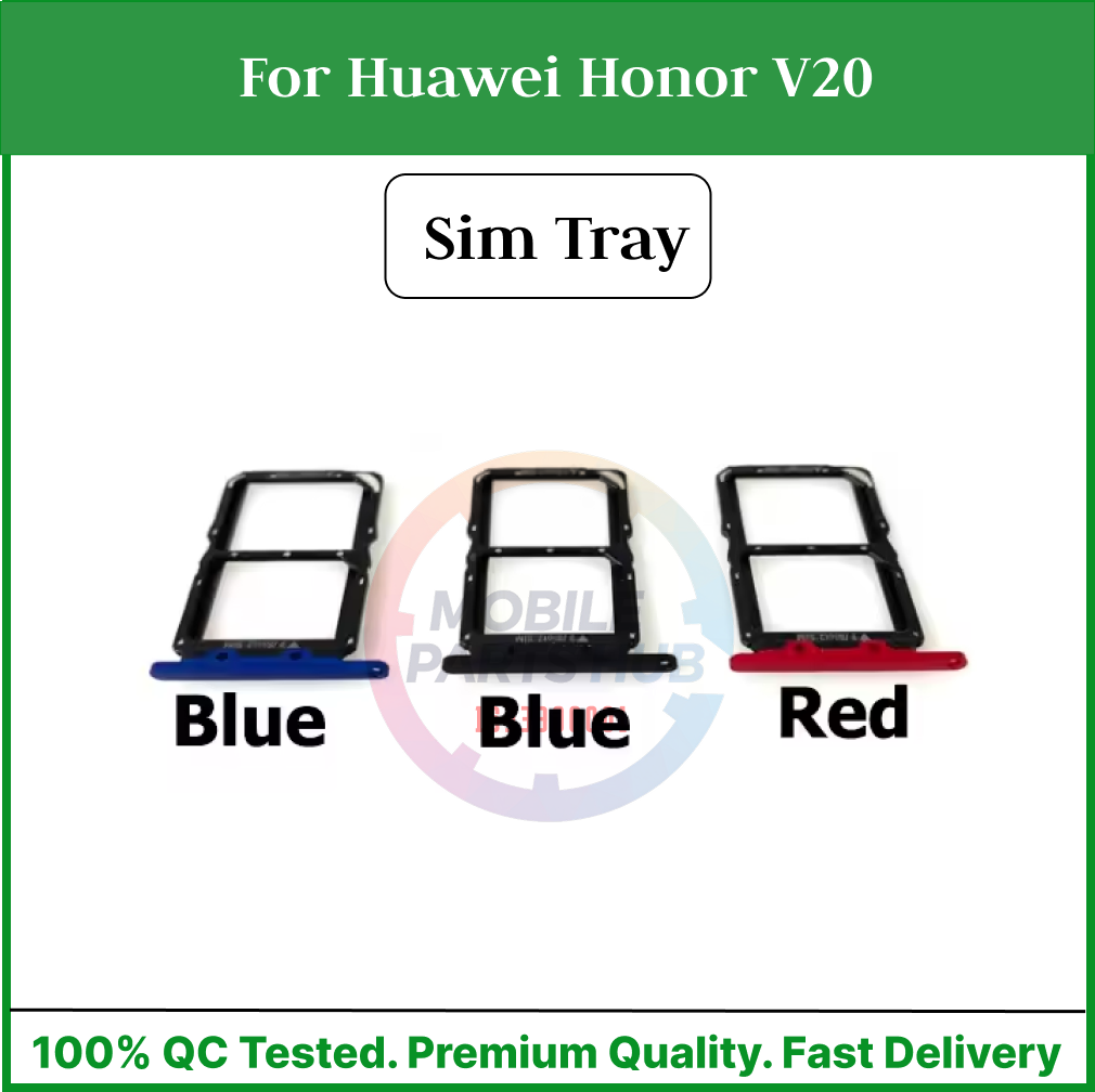 Huawei Honor V20 Sim Tray Micro SD Card Slot with Sim Ejector Pin Replacement Part Mobile Parts & Accessories Price in Bangladesh - Mobile.com.bd