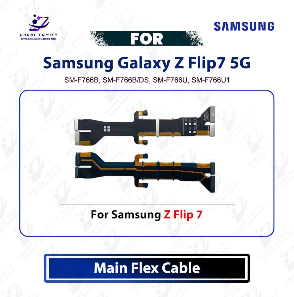 Samsung Galaxy Z Flip7 5G Motherboard Connector Flex Cable Ribbon Main Board Flex Ribbon Cable Replacement Repair Spare Part For SM-F766B SM-F766B/DS - Price in Bangladesh