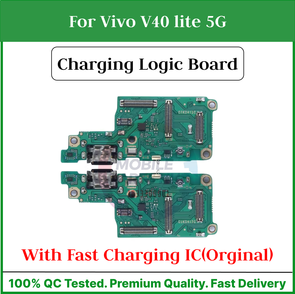 Charging Logic Board For Vivo V40 lite 5G Charging Port For USB Plug PCB Dock Connector Replacement Parts