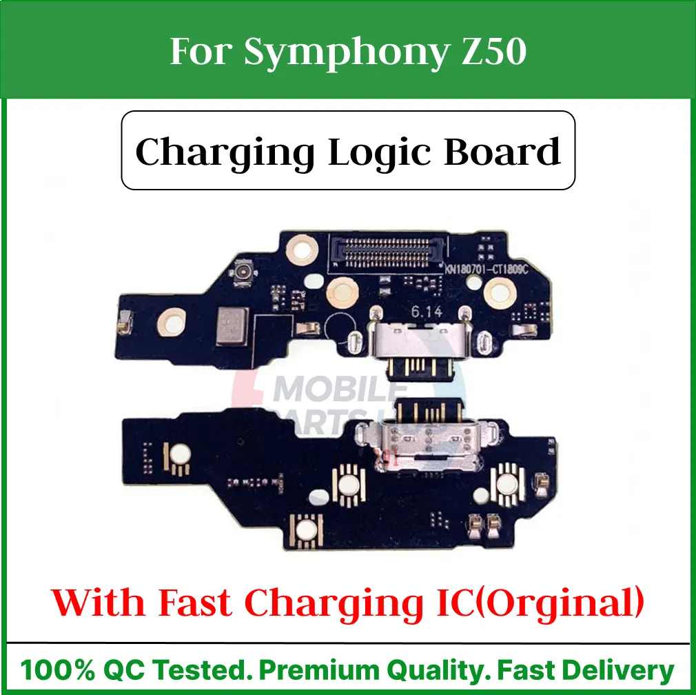 Charging Logic Board For Symphony Z50 Charging Port For USB Plug PCB Dock Connector Replacement Parts Charging Port Parts Price in Bangladesh - Mobile.com.bd