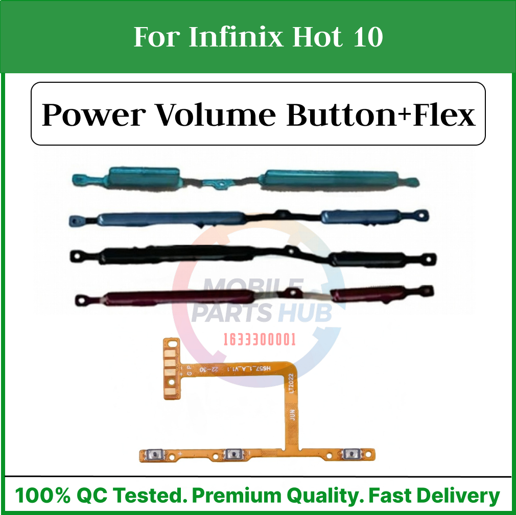 Tecno Spark 8C Power on / off Switch Button Side Volume Up Down Buttons +Flex Cable Replacement Parts Mobile Parts & Accessories Price in Bangladesh - Mobile.com.bd