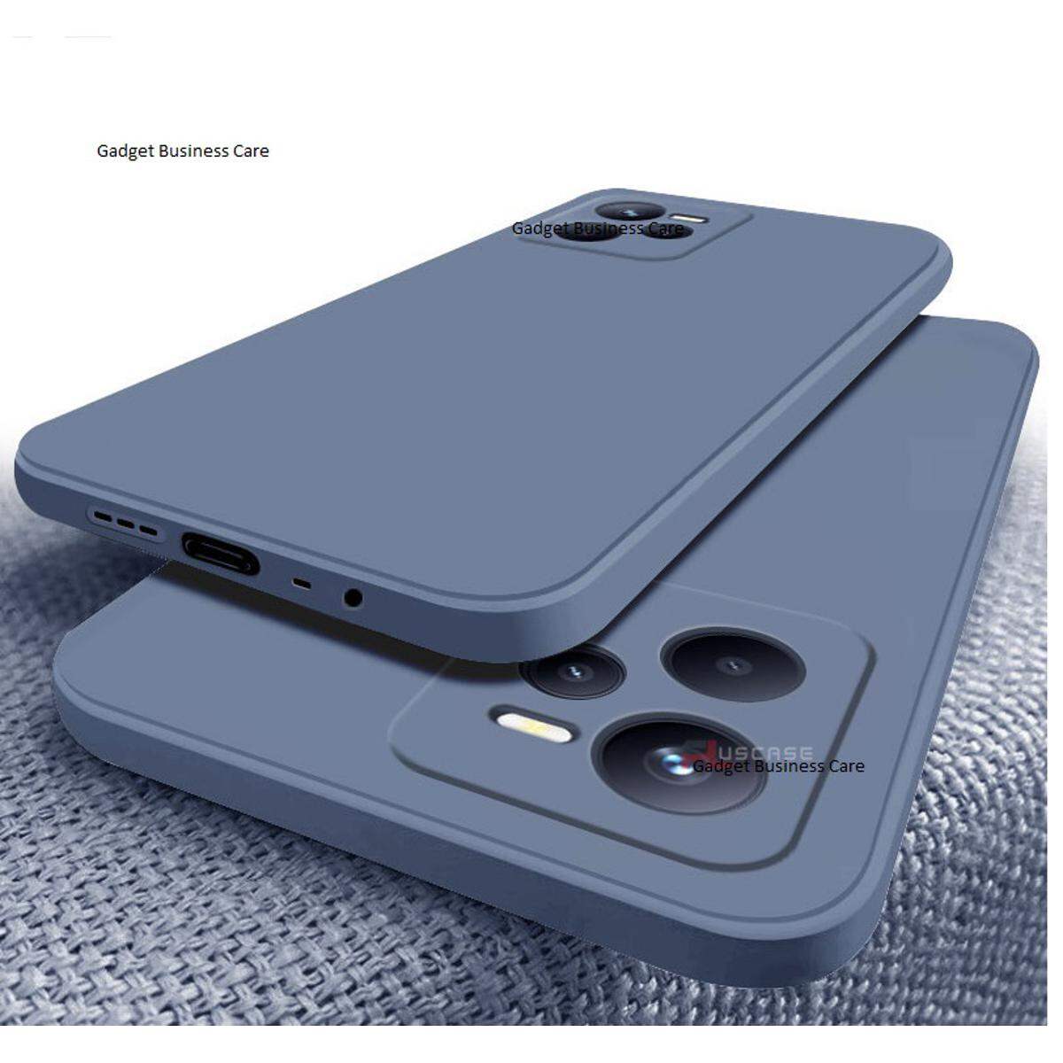 For Realme C35 / Realme Narzo 50A Liquid Silicone Soft Gel Rubber Shockproof Cover - Camera - Phone Back Cover - Price in Bangladesh
