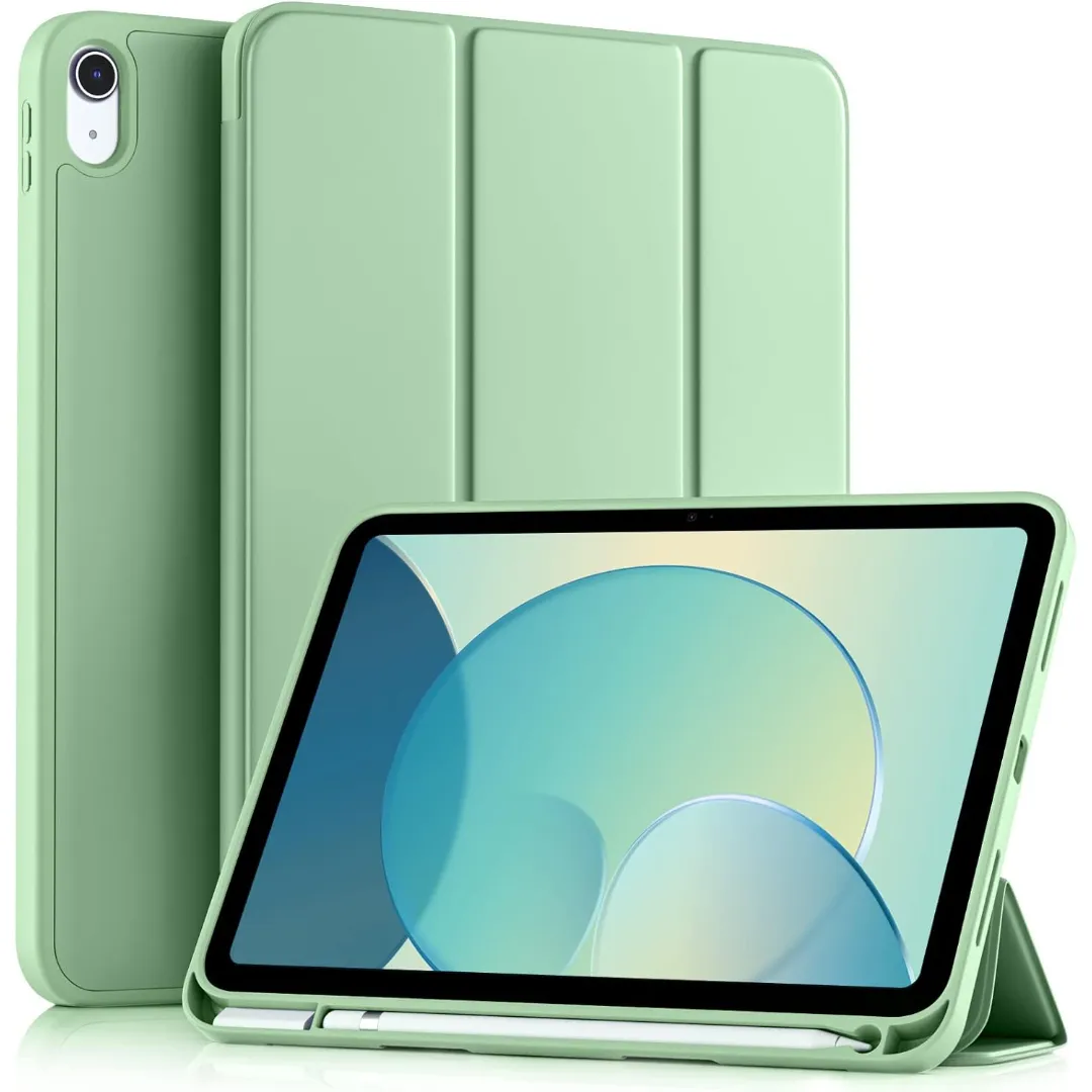 For Ipad 11Th Gen (A16, 2025) & 10Th Gen 10.9" Case, 360° Rotating Smart Cover With Pencil Holder, Auto Sleep/Wake, Stand Protective Folio For Ipad 10.9/11" Black