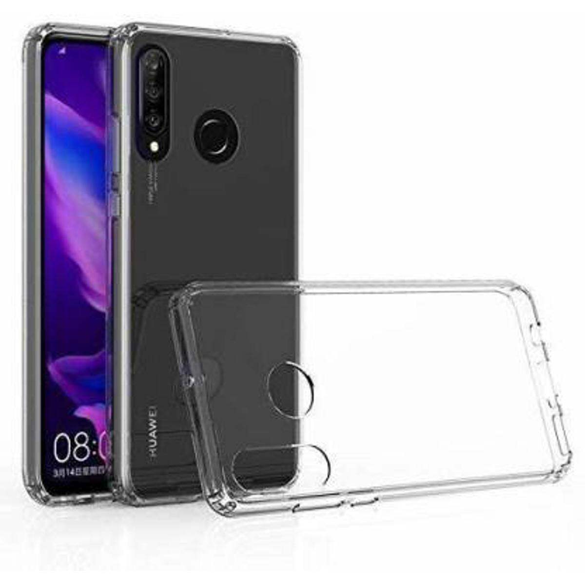 Huawei P30 Lite / Nova 4E Premium Silicone Case Crystal Clear Soft TPU Ultra-Thin Transparent Flexible Protective Mobile Phone Back Cover